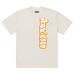 Camiseta oversize con efecto desgastado